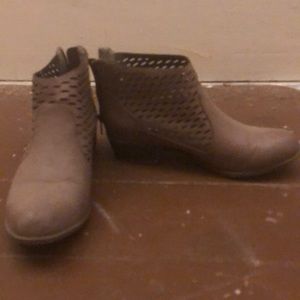 Brown ankle boots